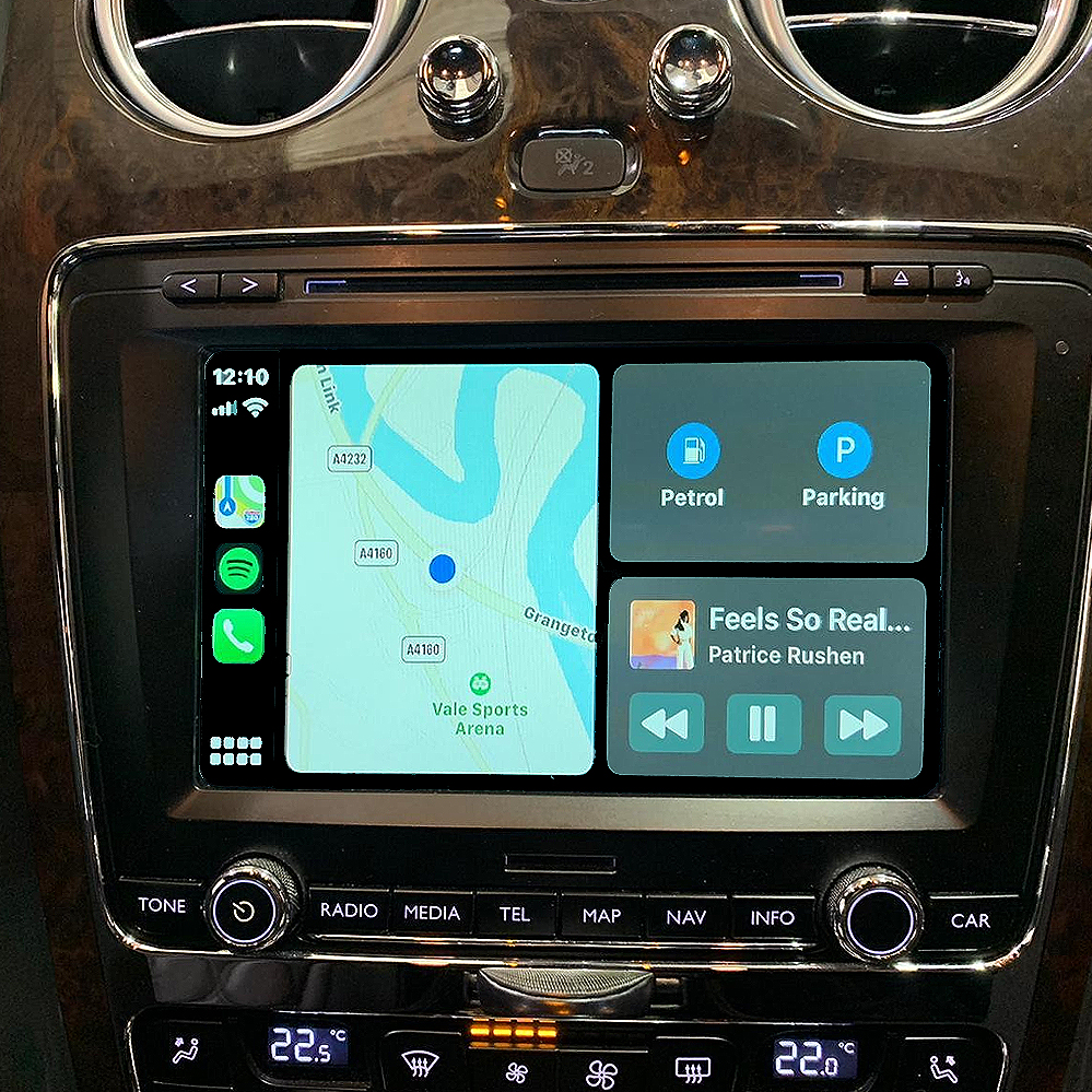Bentley 2011> Carplay & Android Auto Integration On Original Factory